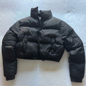 Women's Black Puffer Jacket